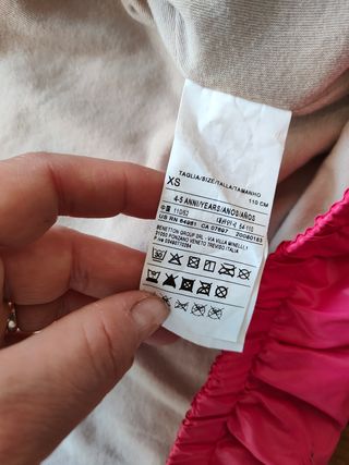 Giacchino rosa Benetton bimba 4-5 anni