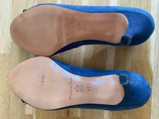 Tacones Massimo Dutti azul marino