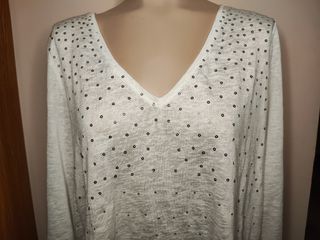 Blusa Elogy blanca c/lentejuelas - XL