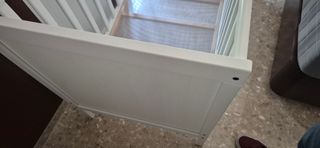 Cuna bebe + colchon + fundas impermeables