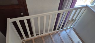 Cuna bebe + colchon + fundas impermeables