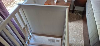 Cuna bebe + colchon + fundas impermeables