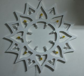 Sole Luminaria Salentina Artigianale diametro 80cm