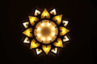 Sole Luminaria Salentina Artigianale diametro 80cm