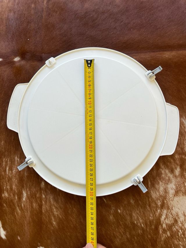 Tartera plástica - 30x15cm guarda postres seguros