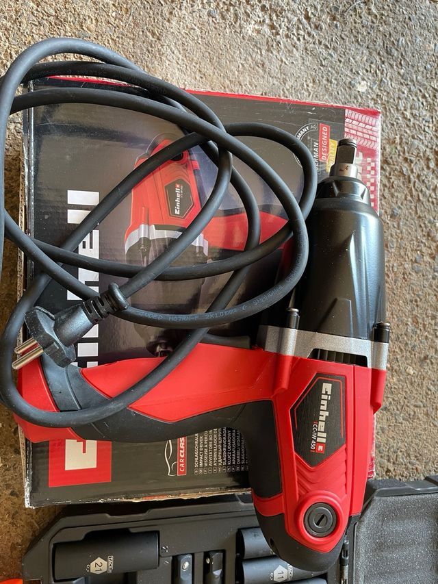 Atornillador Einhell + Vasos Impacto