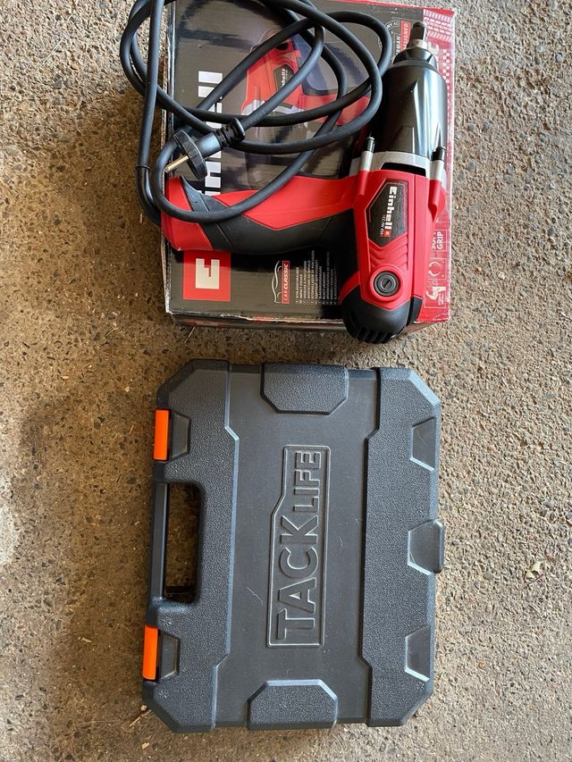 Atornillador Einhell + Vasos Impacto