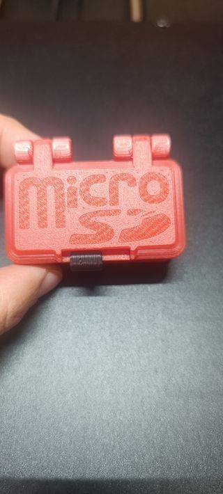 Caja roja MicroSD - Porta tarjetas