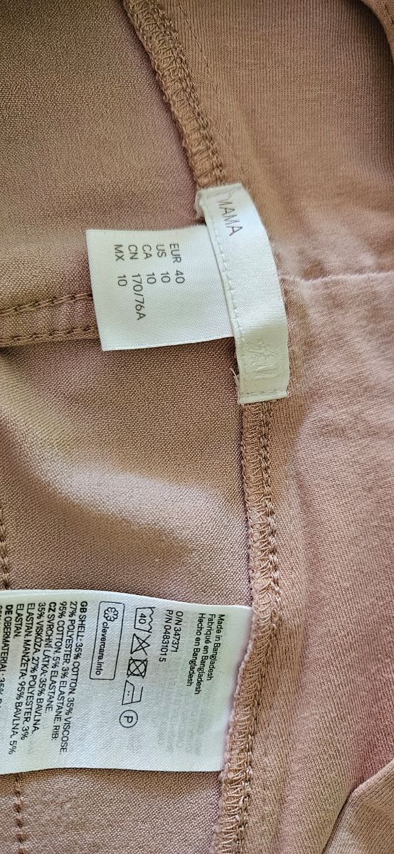 3 Pantalones premamá: 2 talla 40, 1 talla 42