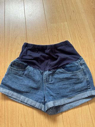 Shorts premamá vaqueros