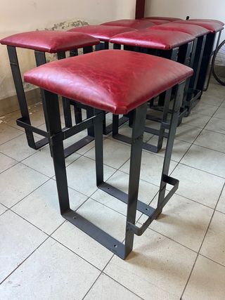 Taburetes industriales - 12 taburetes