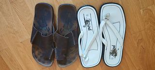 Chanclas de vestir.