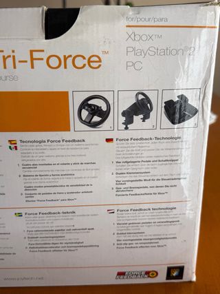 Volante Joytech Nitro Tri-Force PS2/Xbox/PC