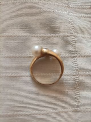 Conjunto oro 18k perlas