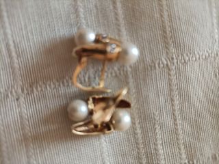 Conjunto oro 18k perlas
