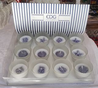 Confezione 12 Candele Profumate Marine EDG