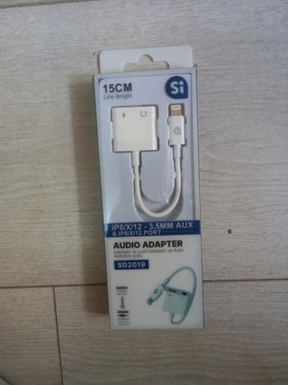 Adaptador audio iPhone - 3.5mm