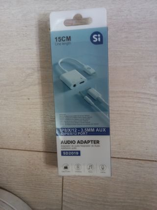Adaptador audio iPhone - 3.5mm