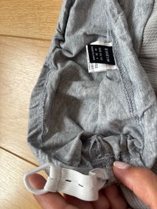 Pantalones deportivos SHEIN gris - M