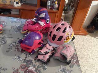 Patines niña + protecciones