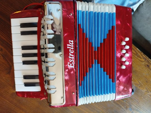 Fisarmonica rossa piccola 