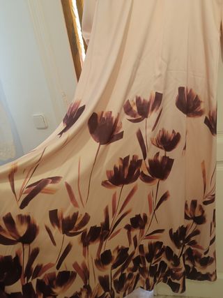 Vestido estampado flores - talla L -XL