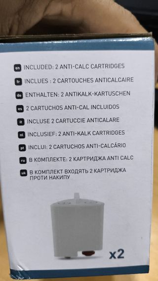 Set di 2 cartucce anti-tic per ferri da stiro a vapore