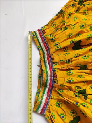 Falda Amarilla Flores - 8M