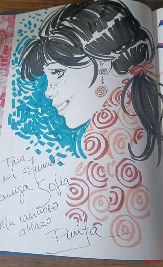 Esther y su mundo VOL.1 . firmado y con dibujo.
