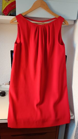 Vestido rojo Roberto Verino - Escote espalda