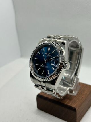 Seiko mod bluepearl Oyster Perpetual Datejust Azul