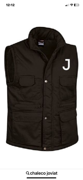 Chaleco JOVIAT negro - talla M  en buenas condic