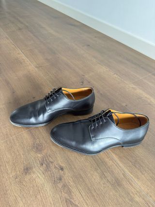 Zapatos Piel Negros de Vestir - 41/42