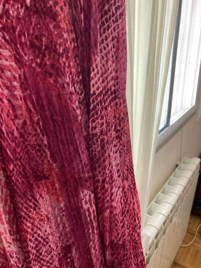 Vestido fiesta estampado serpiente