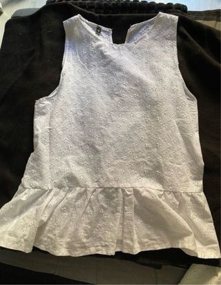 Blusa blanca Romerias - Talla M-S 