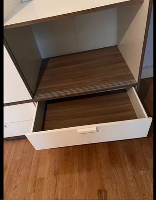 Armario ropero 2 puertas blanco