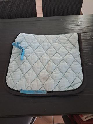 Mantilla azul claro