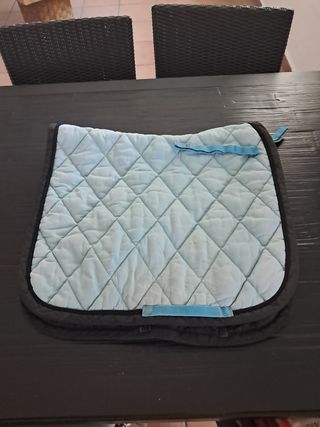 Mantilla azul claro