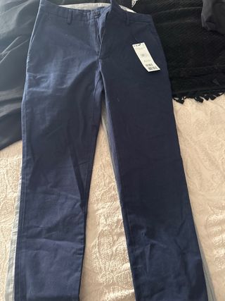 Pantalones marca hombre  - Gris - y azul Talla 38
