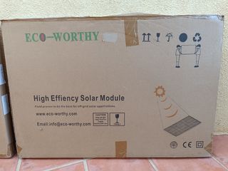 Panel Solar Monocristalino 120w. ECO-WORTHY