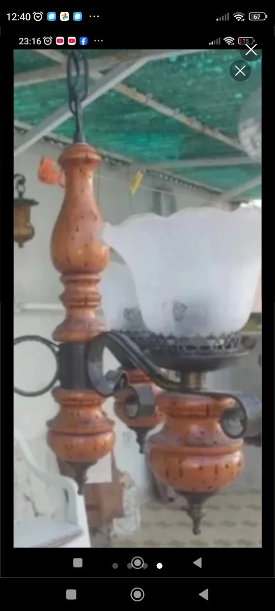 lámpara vintage - colgantes