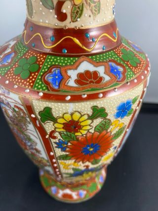 Dos Jarrones Chinos Porcelana Jingdezhen