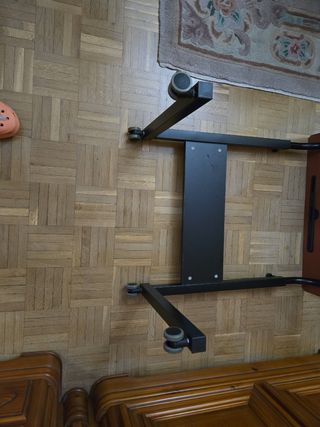 Mesa ordenador negra. Pupitre niños. Escritorio