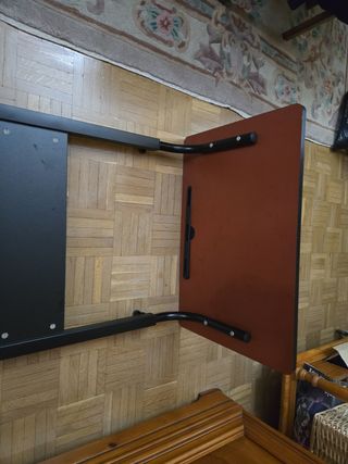 Mesa ordenador negra. Pupitre niños. Escritorio