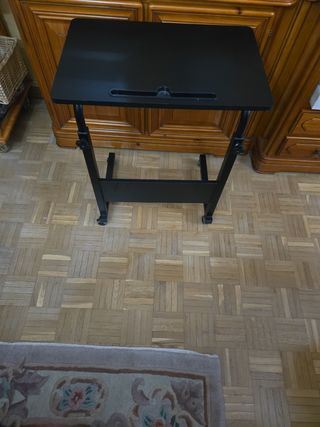 Mesa ordenador negra. Pupitre niños. Escritorio