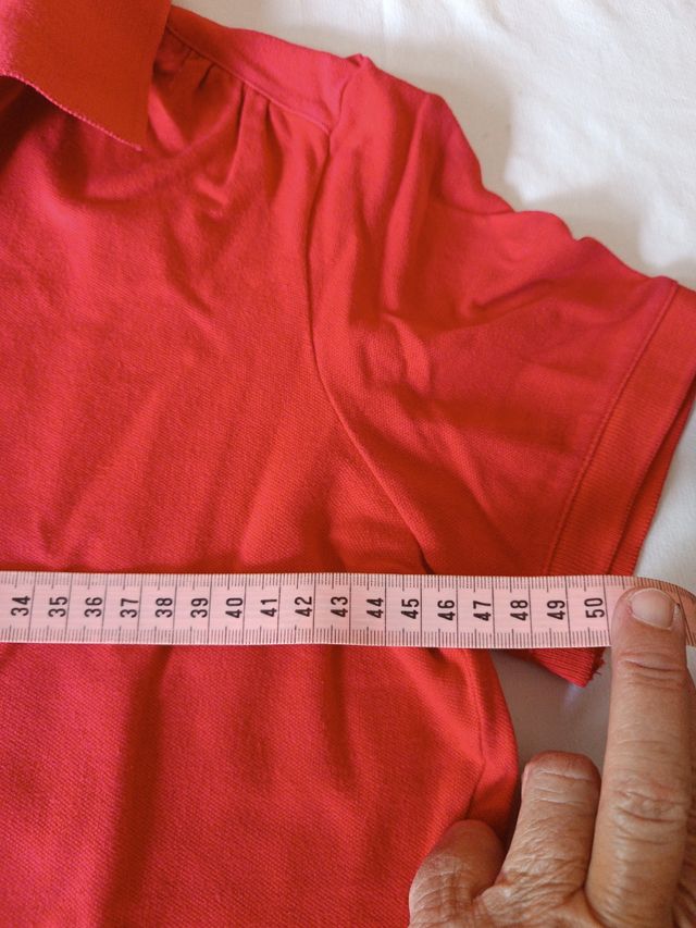 Polo rojo mujer talla L