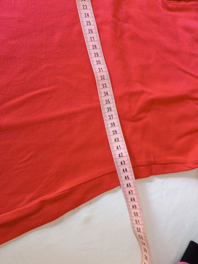 Polo rojo mujer talla L