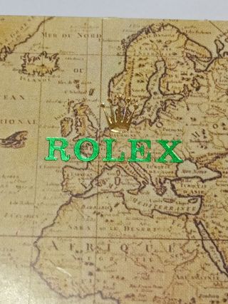 Rolex 1979.  Calendario de bolsillo