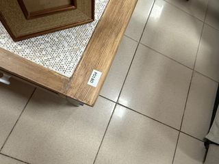 Mesa salon baja restaurada