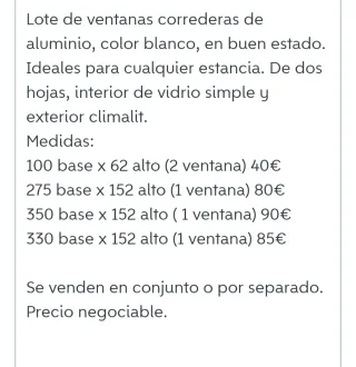 Ventanas aluminio blanco